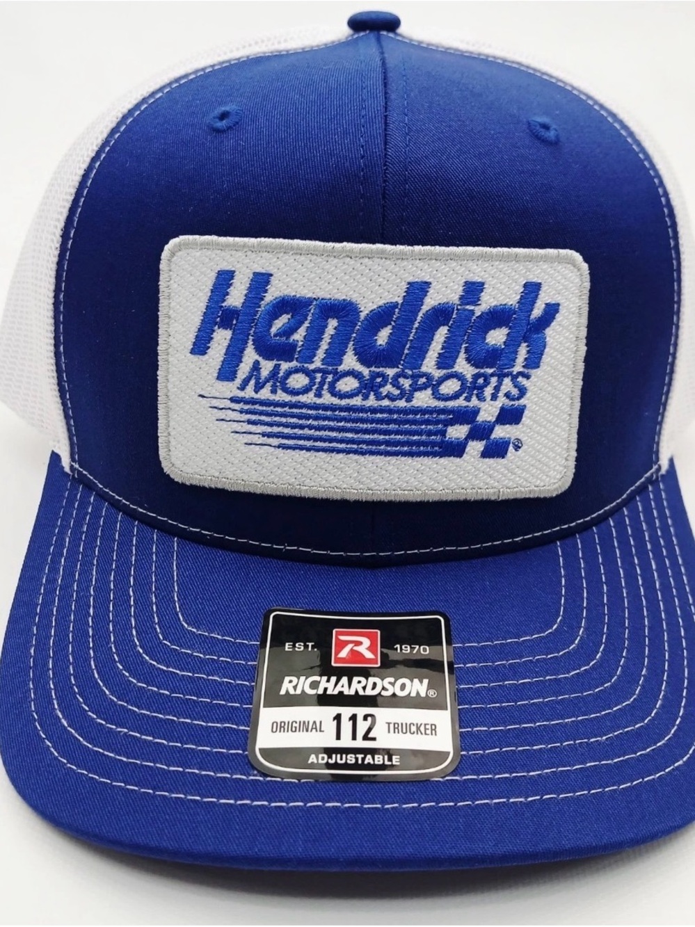 Hendrick Motorsports Embroidered Patch Richardson 112 Hat Cap Blue